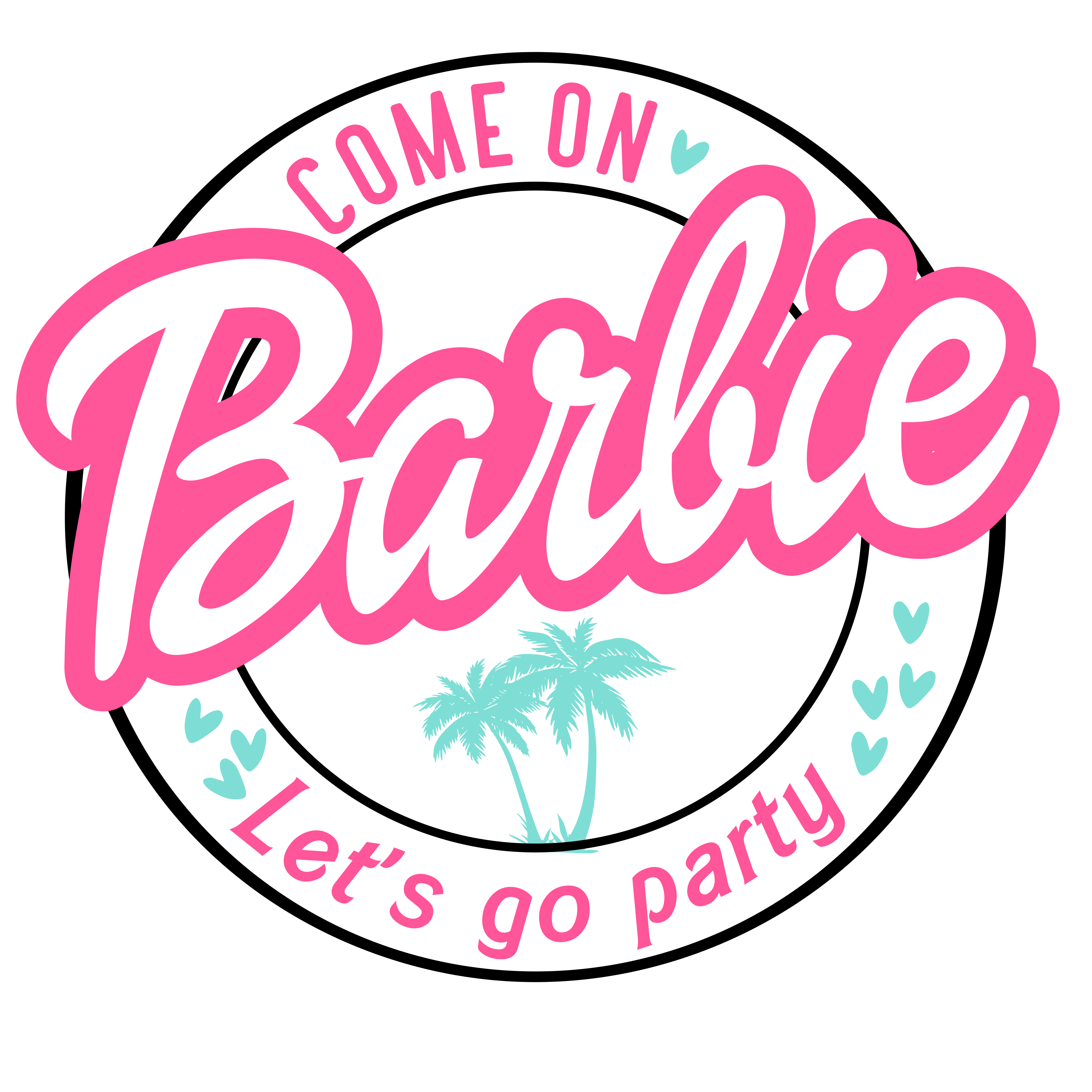 FREE Barbie Inspired Designs {PNG & SVG} - Daisy Multifacética
